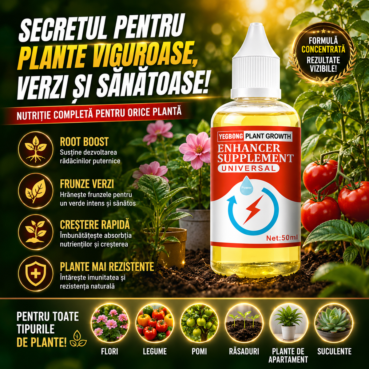 Îngrășământ Concentrat Pentru Plante PlantRevive™
