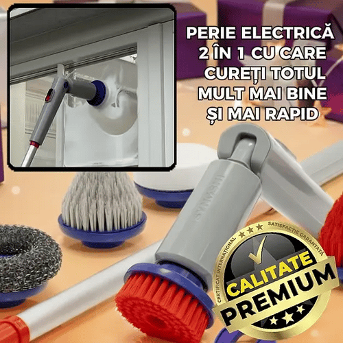 Perie Electrică de Curățare 2 în 1 - PowerClean™
