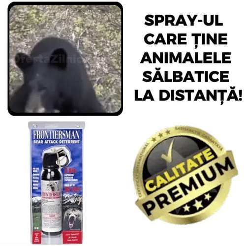 Spray-ul Anti-Animal Sălbatice - BearStop™